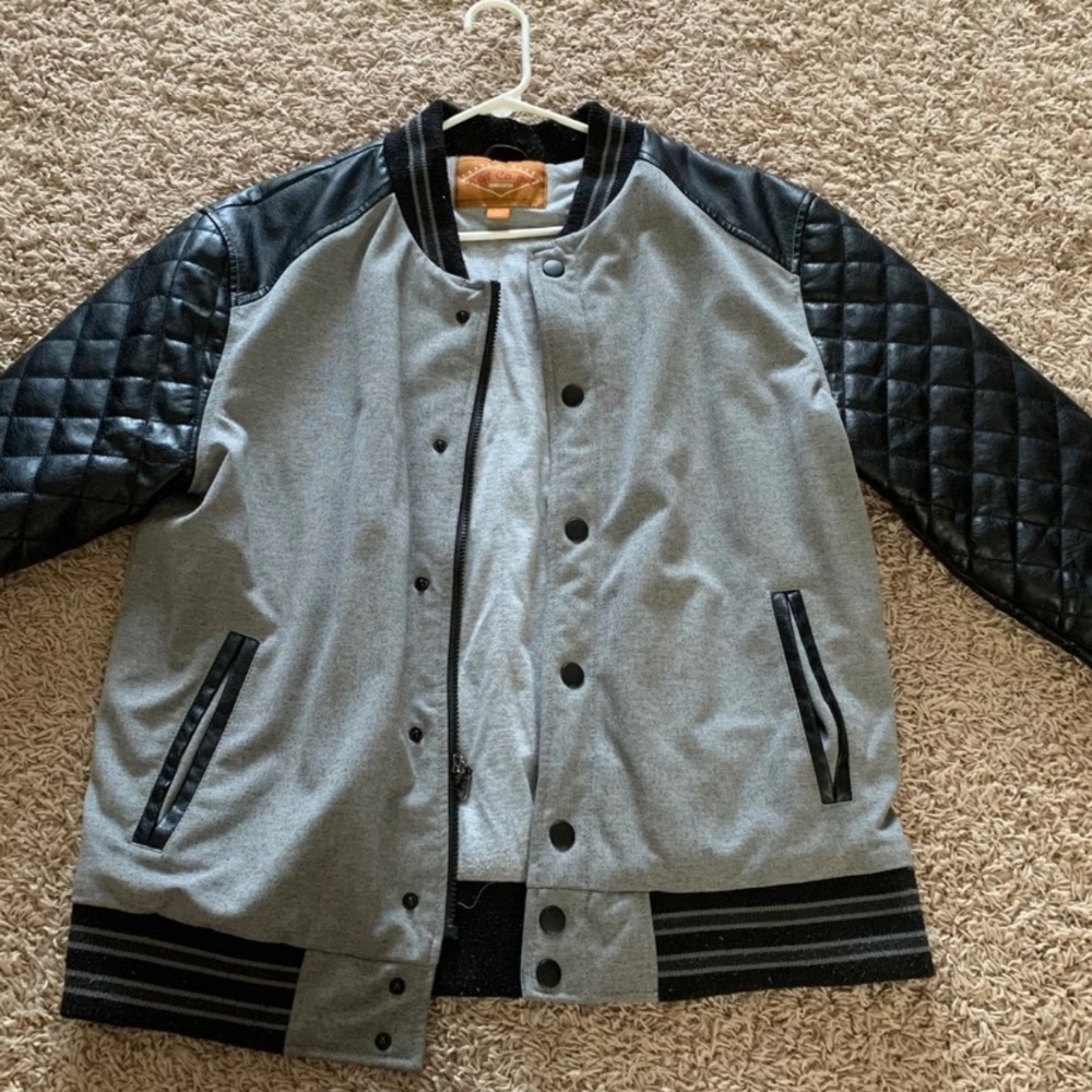 Red camel jacket